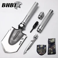 BHBT Multi-Function Folding Military Shovel Outdoor Survival Kit Garden Tools Camping Fold Multifunct Tactical Shovel 1