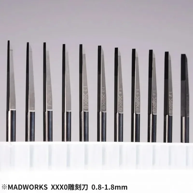 MADWORKS 군용 모형 공예 도구 - MR.PRO XXX0 0.075-1.8mm 텅스텐강 조각칼 (1개)