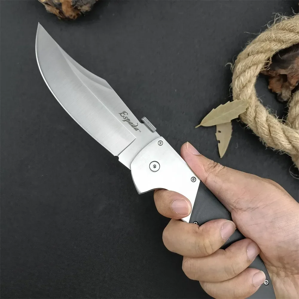 Tactical C/S 62NCX Large Pocket Knife 8Cr13Mov Blade Black G10 Handle Tactical Hunting Survival EDC Outdoor Military Knives 5