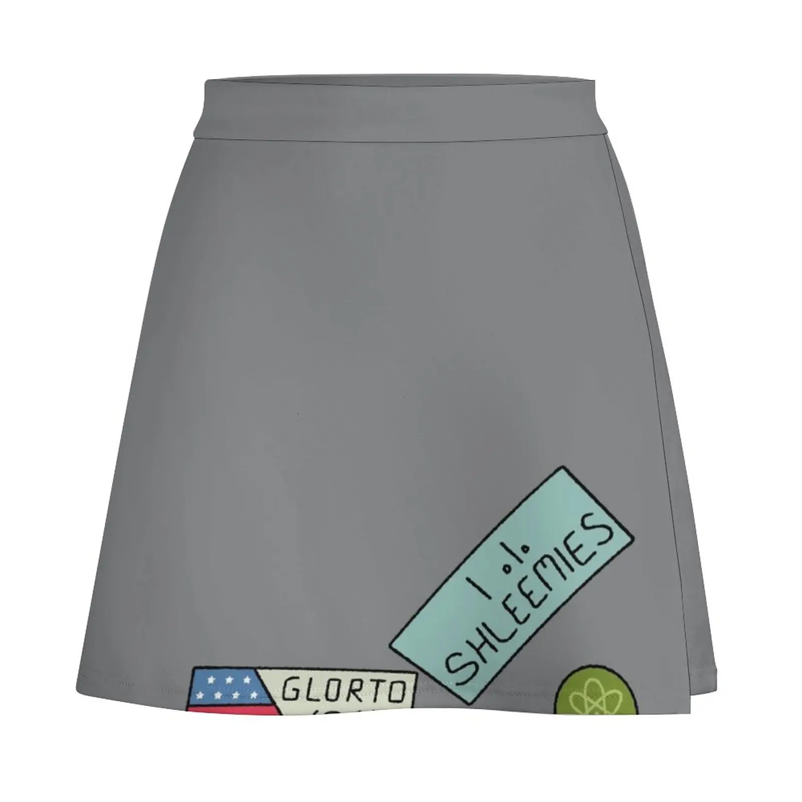 Rick's Space Cruiser Decals Mini Skirt summer outfits for women 2024 korean luxury clothing dresses summer woman 2024