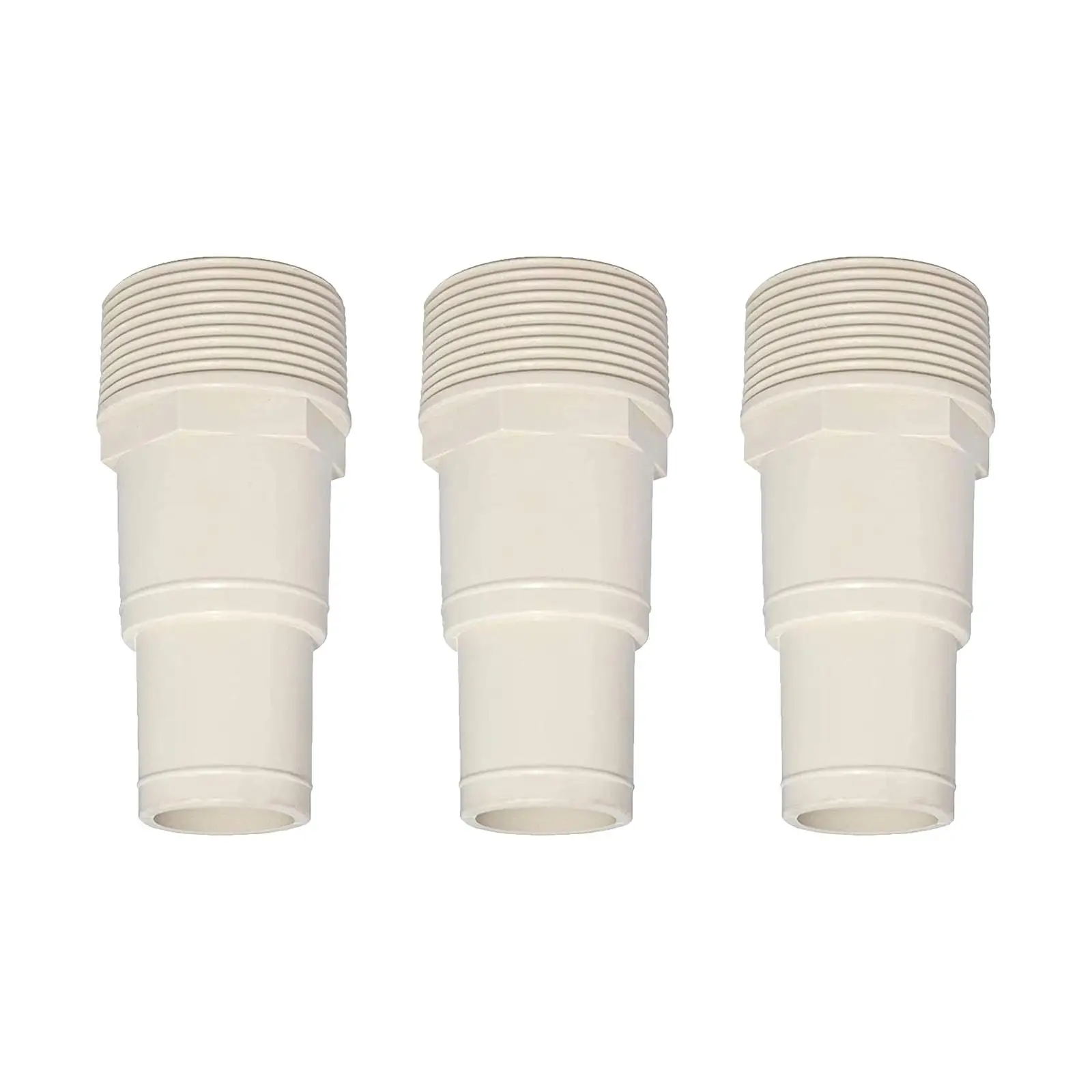 3x Pool Filter Pump Hose Adapter Universal 1.25/ 1.5 inch Combo Hose Adapter Replacement for Skimmer Plumbing Connection Filter