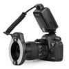 Original YONGNUO YN14EX Macro TTL Speedlite LED Flash Light Adapter Ring Custom LCD Screen Camera for Canon EOS DSLR Cameras 3