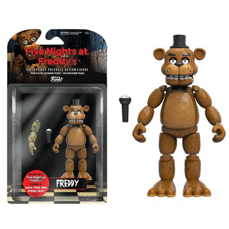 FNAF 보안 침해 액션 피규어, 움직일 수 있는 관절, 보니, 폭시, 프레디, 치카, 애니메이션 피규어, PVC 모델 장난감, 무서운 수집용 공포