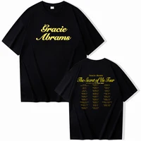 Gracie Abrams The Secret of Us Tour 2024 T-shirt O-Neck Short Sleeve Shirts Fans Gift 1