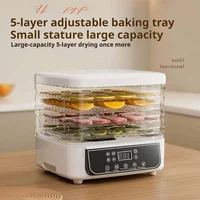 Déshydrateur alimentaire domestique 5 couches pour fruits et légumes, machine de lyophilisation avec température réglable et contrôle tactile 4