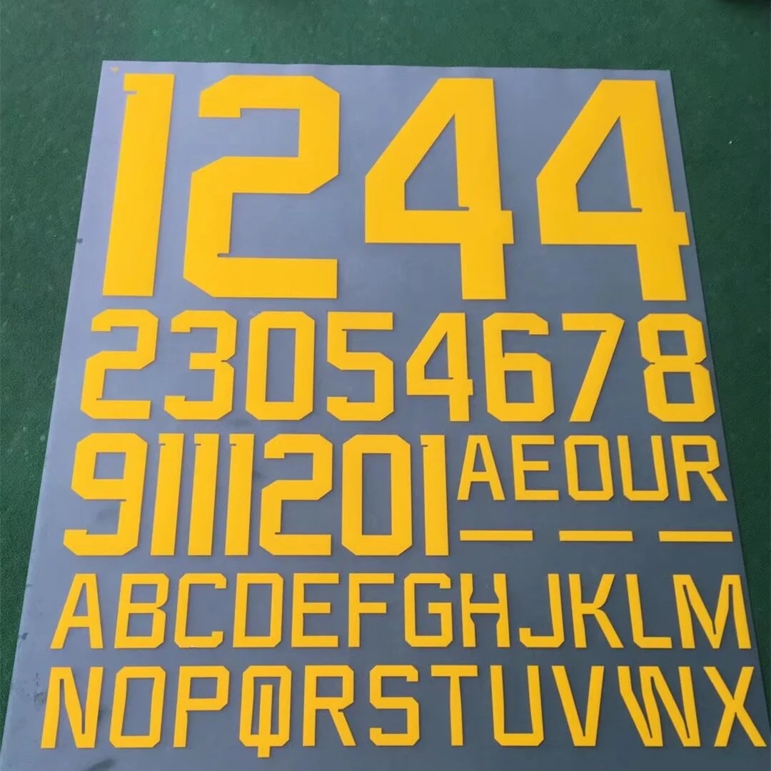 Customize with different names numbers and patches