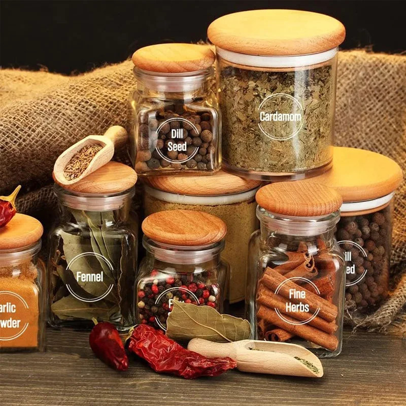 Transparent Spice Jar Labels 3