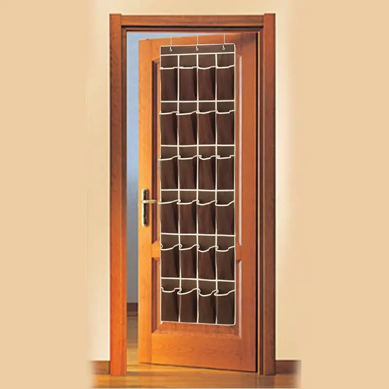 24 Pocket Shoe Space Door Hanging Organizer Rack Wall Bag Storage Closet Holder Shoes Box  Shoe Shelf  Shoes Rack Clothes Rack