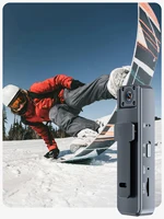 Outdoor back-clip night vision recorder, high battery life, 1080p high-definition image stabilization, 180° rotatable lens
