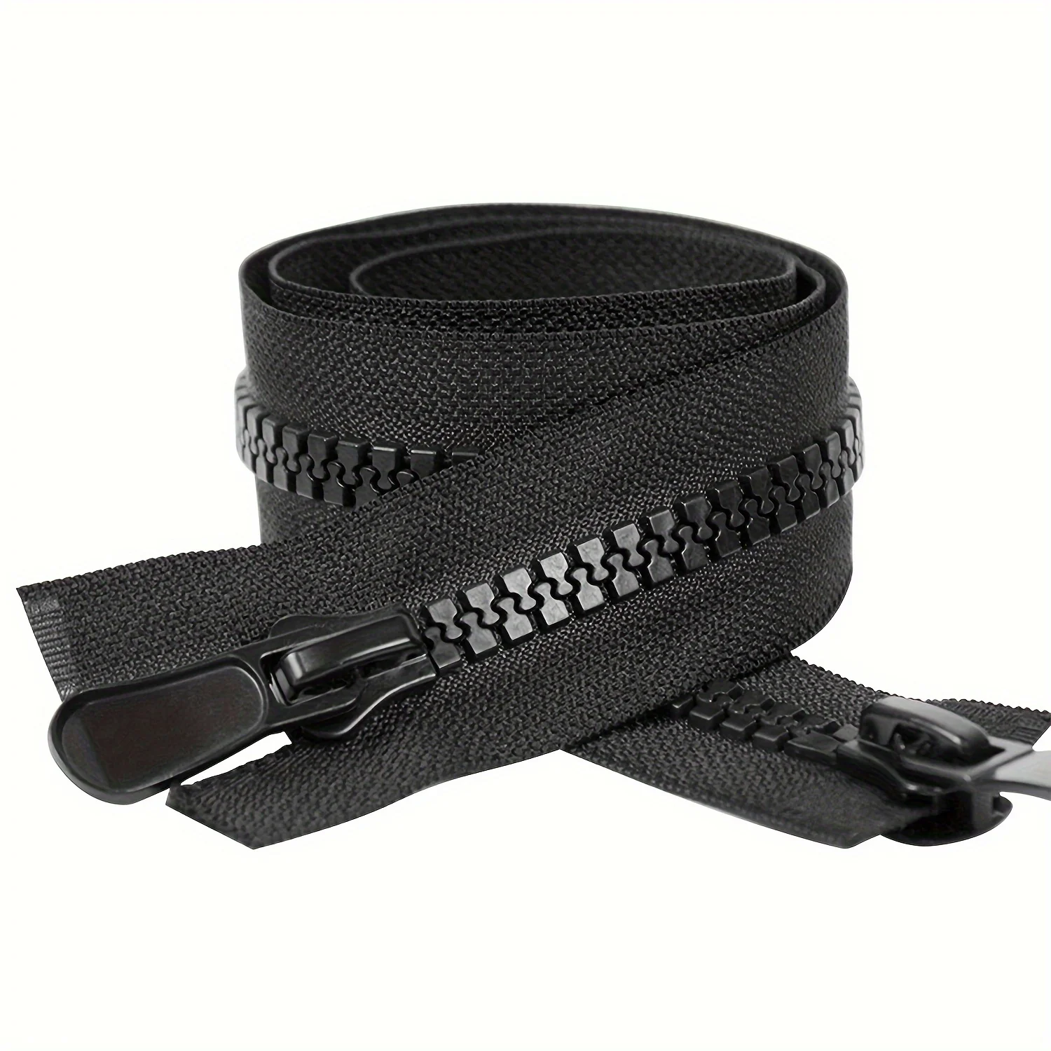 Double Open-End Zipper for Jackets and Down Coats - No. 10 Resin Teeth