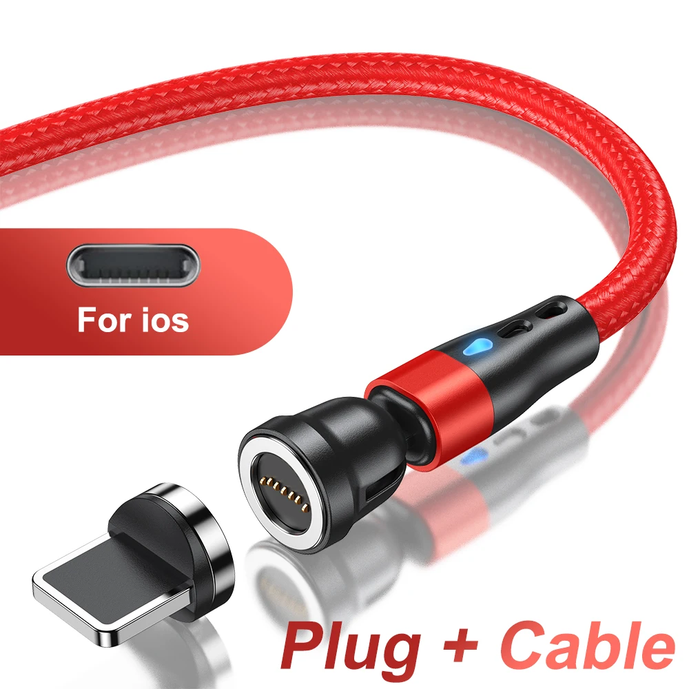 ตัวเลือกสินค้า สายชาร์จแม่เหล็ก USB-C 540 องศา ชาร์จเร็วสำหรับมือถือทุกยี่ห้อ