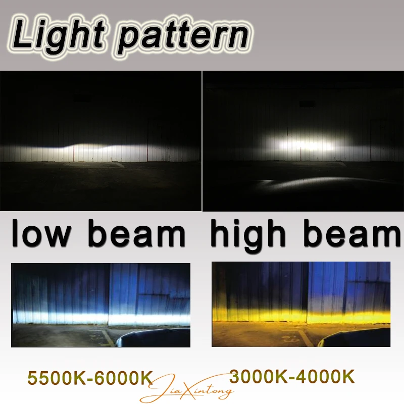 LED 안개등 자동차 헤드라이트 전구 SuperMini 내장 드라이버 팬리스 헤드램프 H1 H3 H4 H7 9005 HB3 9006 HB4 H13 H27