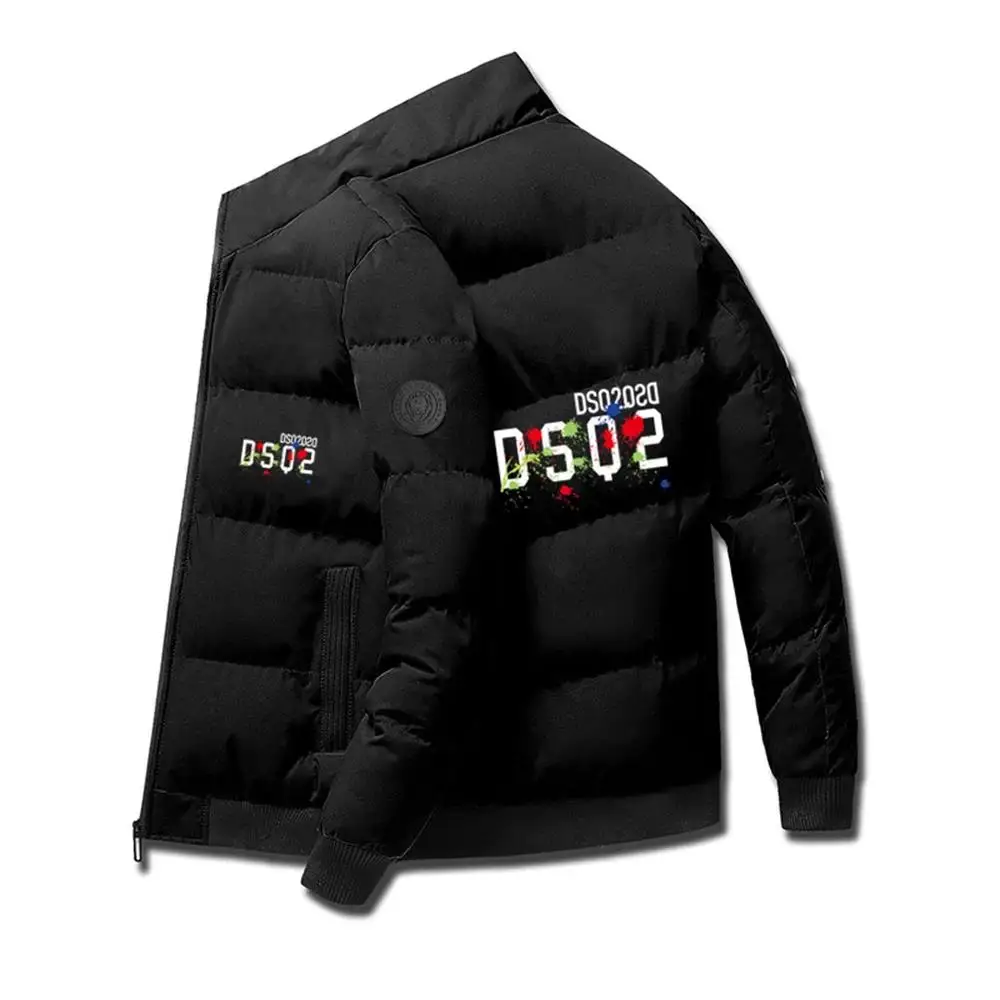 2024 new winter coat men's comfortable cotton-padded jacket senior business leisure sports men's high-quality coat brand clothin