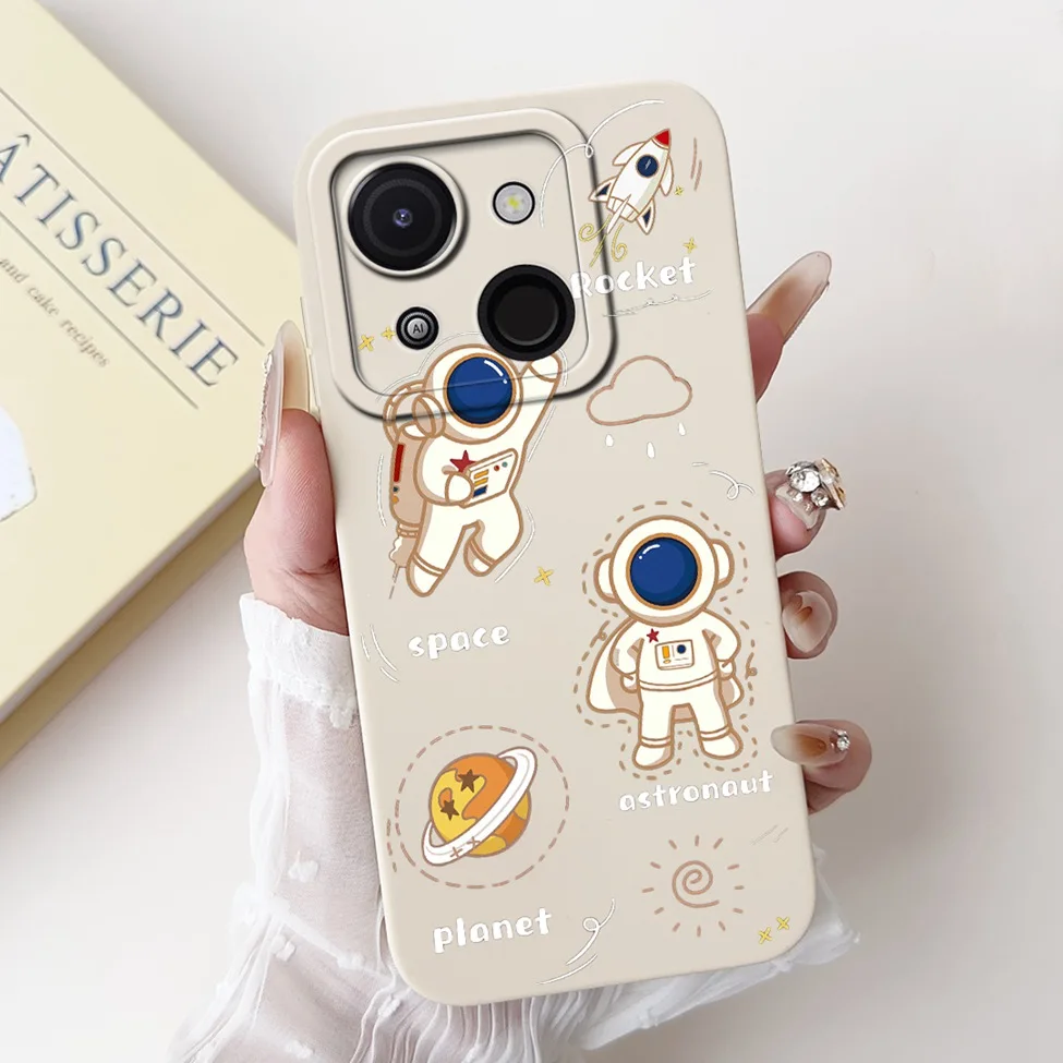 Cute Cat & Floral Silicone Phone Case - Stylish Protective Bumper