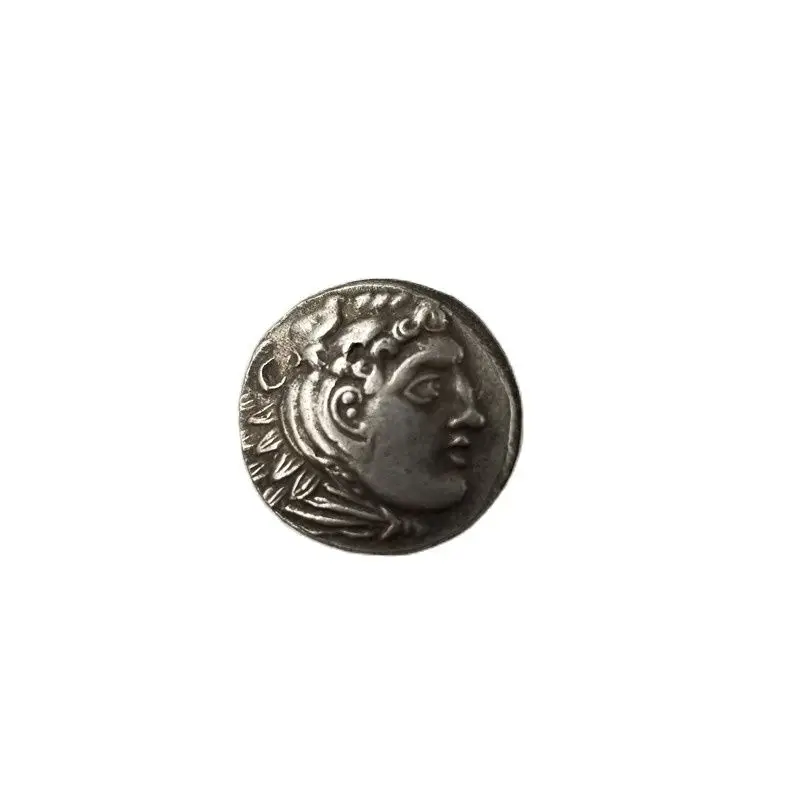 

Ancient Greek Coins Brass with Silver Plated Antique Replica Decorative Crafts Type 53