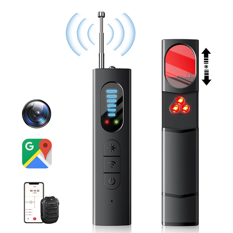 Amorom Hidden Camera Detector Anti-Spy Car Gps Tracker Location Detector