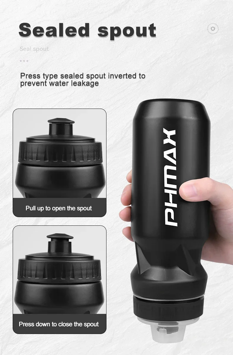 Description Picture 6 of itemPHAMX 610ML Bicycle Water Bottle Large Capacity Sports Bottle Riding Kettle Leak Proof Drinking MTB Road Bike Water Bottles