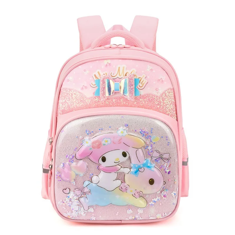 

Kindergarten School Girls Shoulder Bags and Schoolbag Reduce Burden Backpacks Sanrio Kuromi My Melody Hello Kitty Kids Kawaii