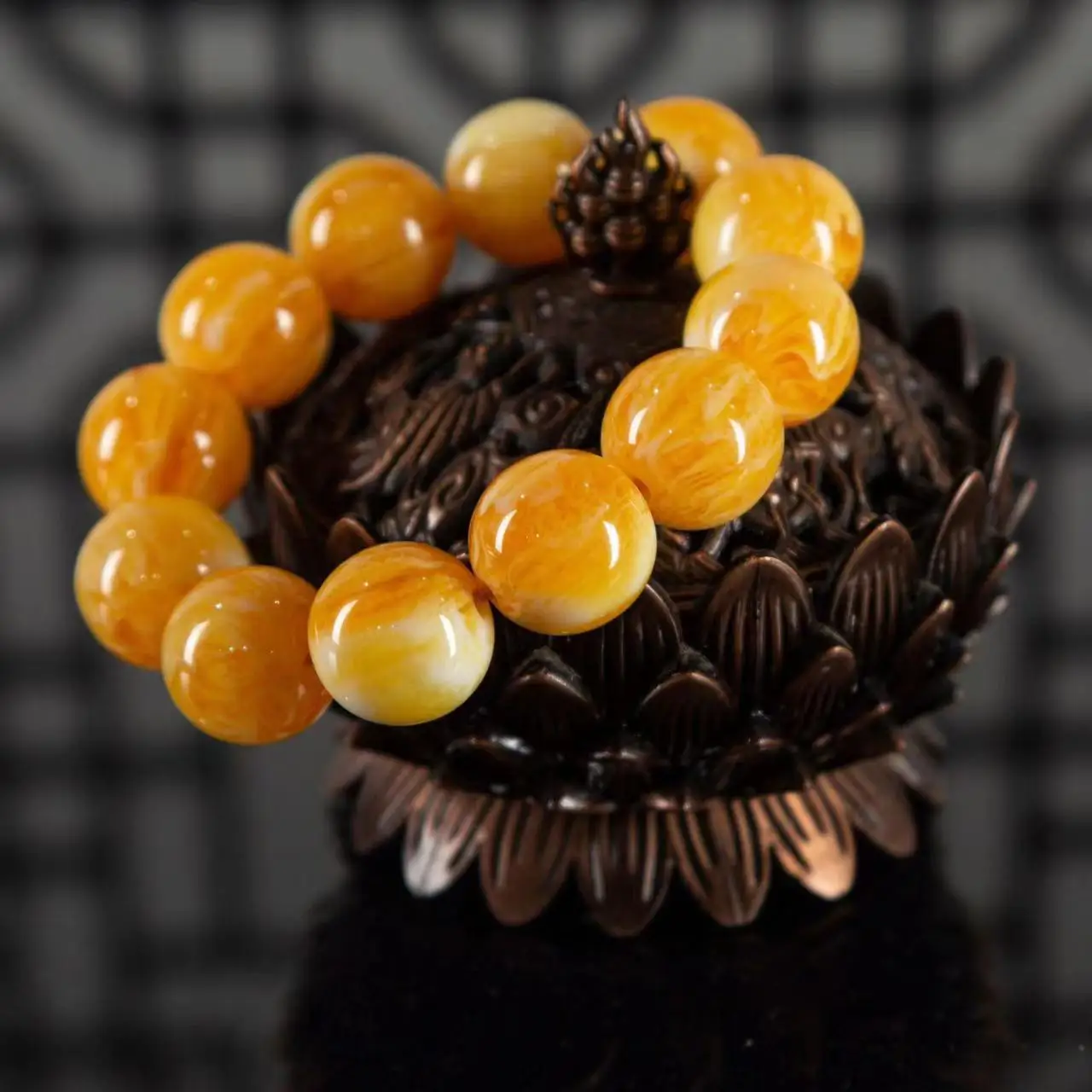 Pulsera De ámbar Natural Con Banda Elástica De 19 Cm – 100% ámbar Báltico Sin Pulir – Pulseras De ámbar – Cuentas De ámbar Real – Pulsera