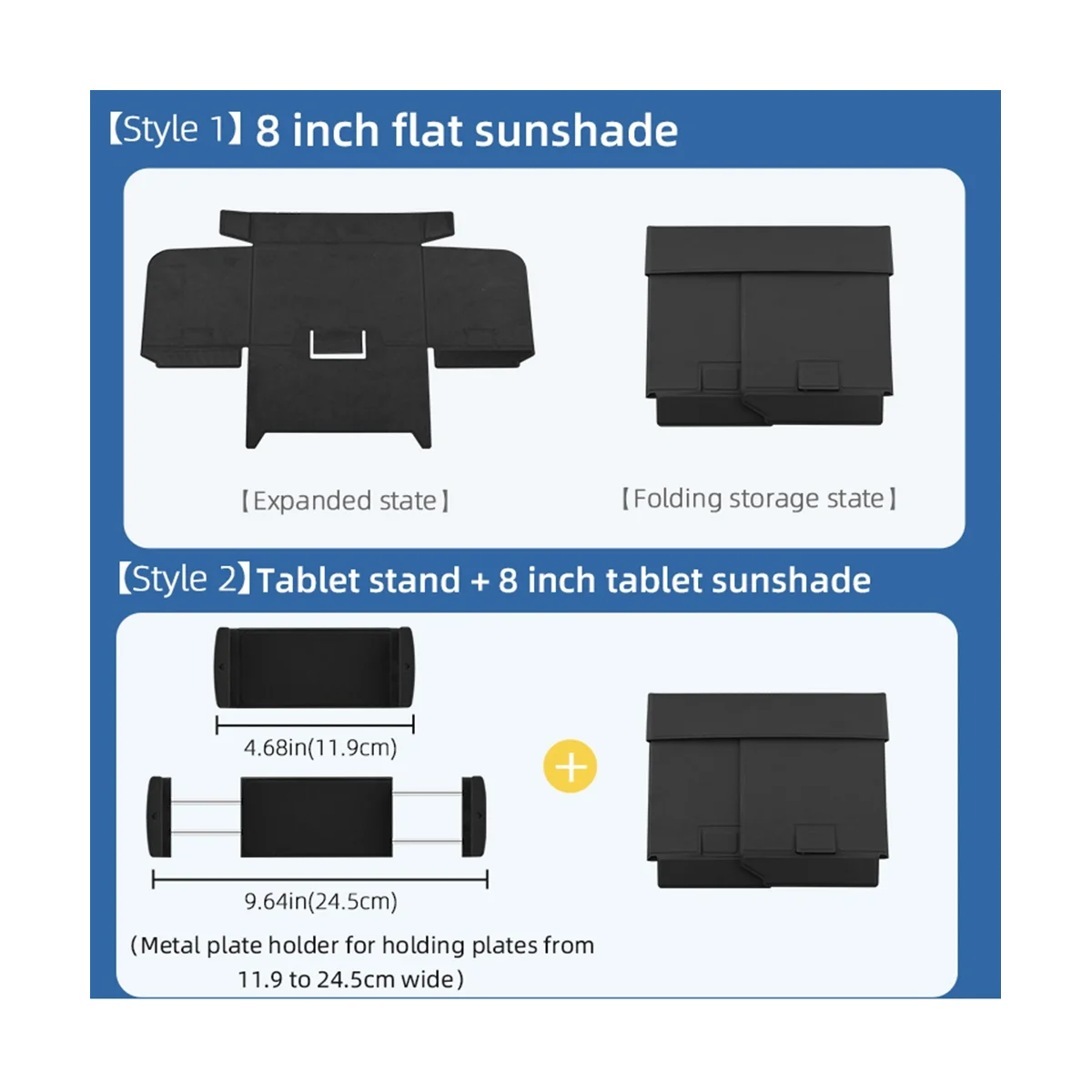 

Пульт дистанционного управления солнцезащитный козырек для MINI 3 PRO Солнцезащитный козырек складной козырек для телефона Аксессуары для дрона 8 дюймов