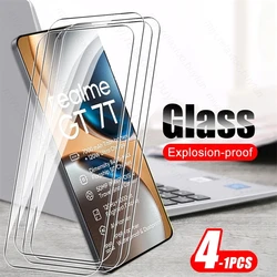 Clear 9H Tempered Glass Screen Protector and Case Combo - Realme GT T7 5G (Transparent - 1Pcs)