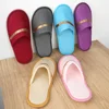 Adult Unisex Coral Fleece Slippers Winter Warm Home Slippers All-inclusive Slippers Solid Slippers Hotel Slippers Soft Non-slip 3