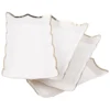 4pcs Rectangle Cardboard Serving Platters Dessert Trays Disposable Serving Trays and Platters Fruit Trays for Parties 1