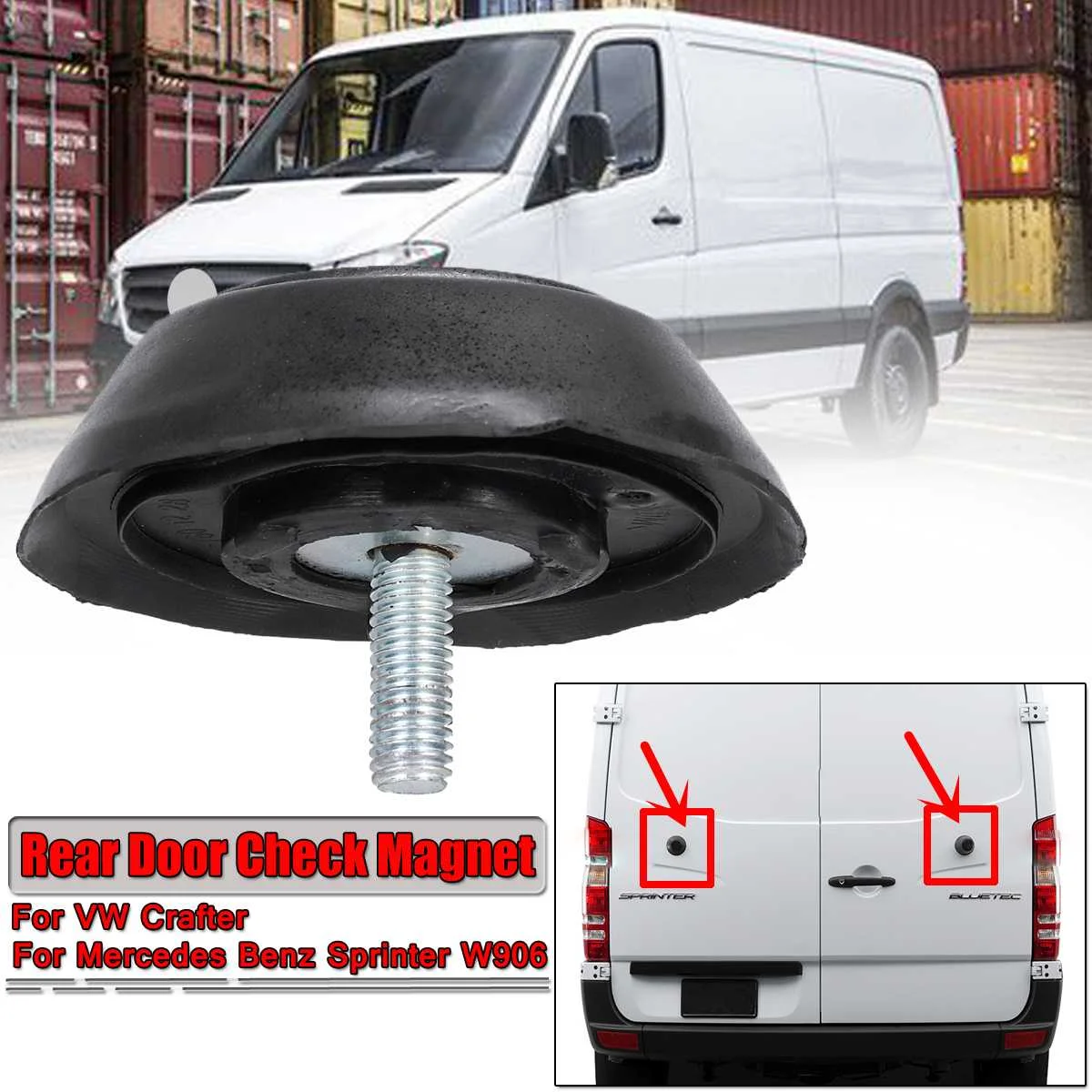 Car Rear Door Check Magnet Opener For Mercedes For Benz Sprinter W906 For Vw Crafter A9067601228 Car Door Stop Retainer