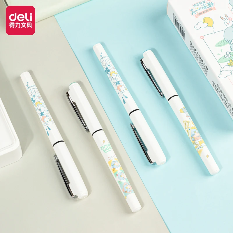 3pcs-6pcs-9pcs-0-5mm-Straight-Liquid-Ballpoint-Pen-Gel-Pen-High-quality ...