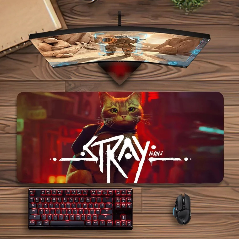 Game Stray Mousepads Monster Large Mouse Mat Big Desk Pad Non Slip Rubber Mouse Pad Big Keyboard Mats Mouse Pad 2