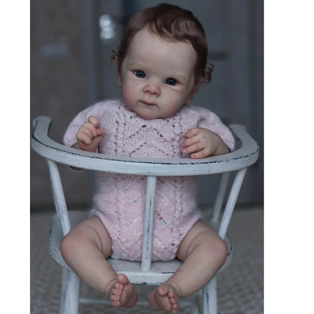 45Cm Prato Reborn Baby Doll Neonato Taglia Soft Cuddly Body 3D Pelle Dipinta Vene Visibili Museneca Bebé Reborn Toys For Girls