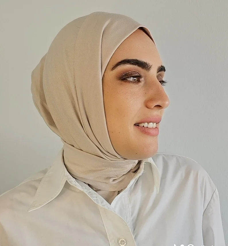 Ready To Go wear Instant Hijab for Ladies Girls Women With Tie Back Buttons Premium Quality Jersey Scarf muslim headwear head scarf hijab headscarf hijab hats female head wraps