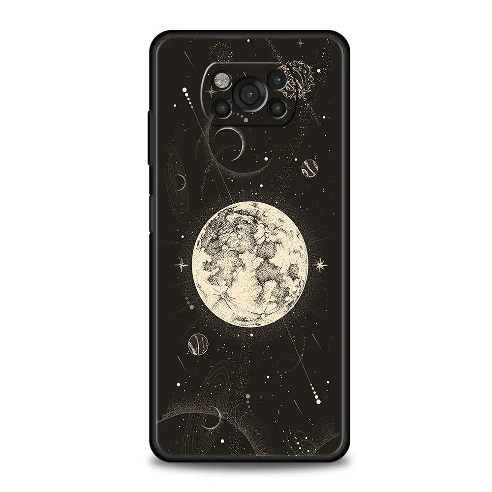 Sun Moon Angel Eyes Artistic Phone Case - Elegant and Durable Design