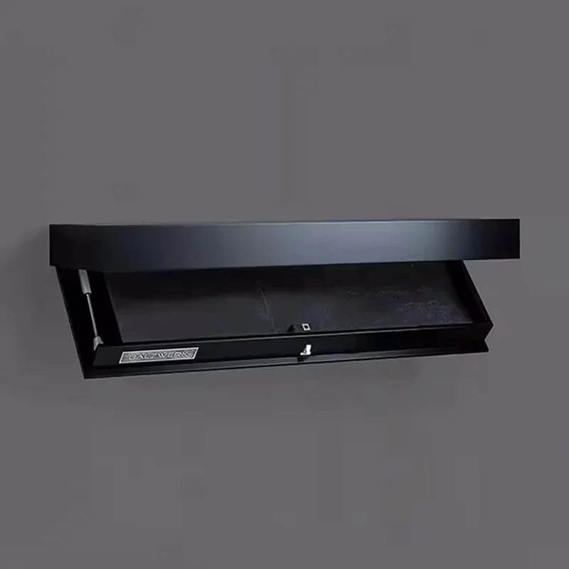 Wood Floating Wall Shelves Magic Flap Hidden Shelf With Secret Compartment Wall-mounted Storage Wood Furniture Storage Box 6