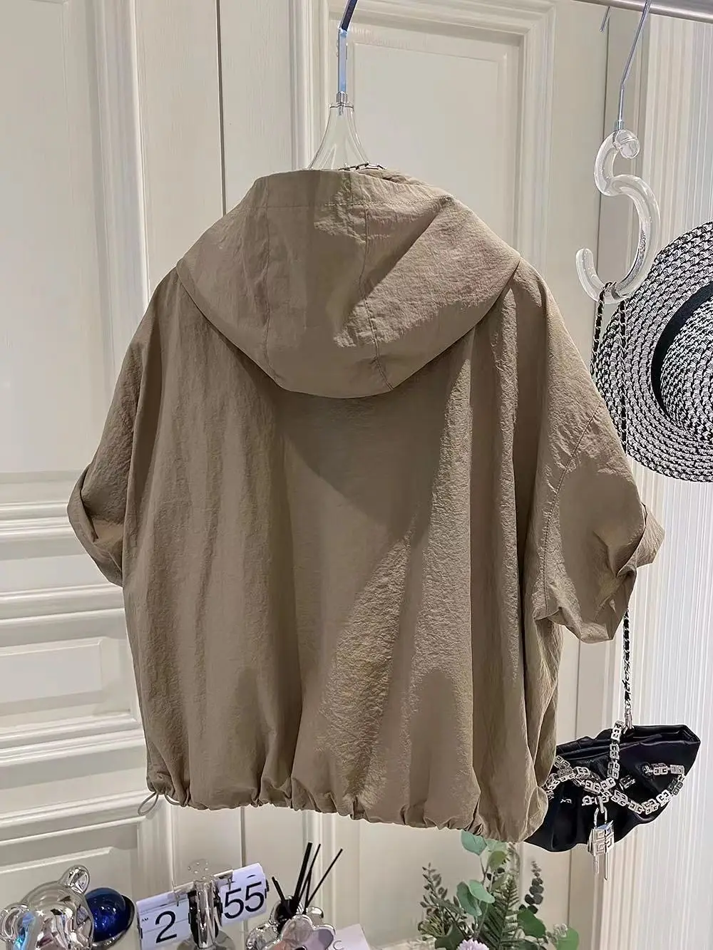 Fashionable Pocket  Clothing Workwear for Men's 2024 Summer New Short sleeved Outdoor Breathable Thin Coat Trend