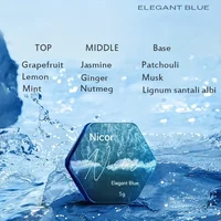 Parfum solide rafraîchissant et durable pour hommes, parfum de vanille durable, parfum solide portable, cadeau idéal pour petit ami 2