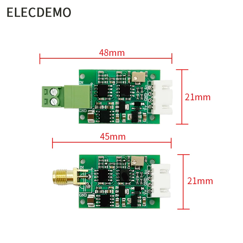 Módulo Amplificador de Conversão Transimpedância Amplificação Pino de Silício Fotodetector Diodo Atual para Sinal de Tensão iv - Imagem 4