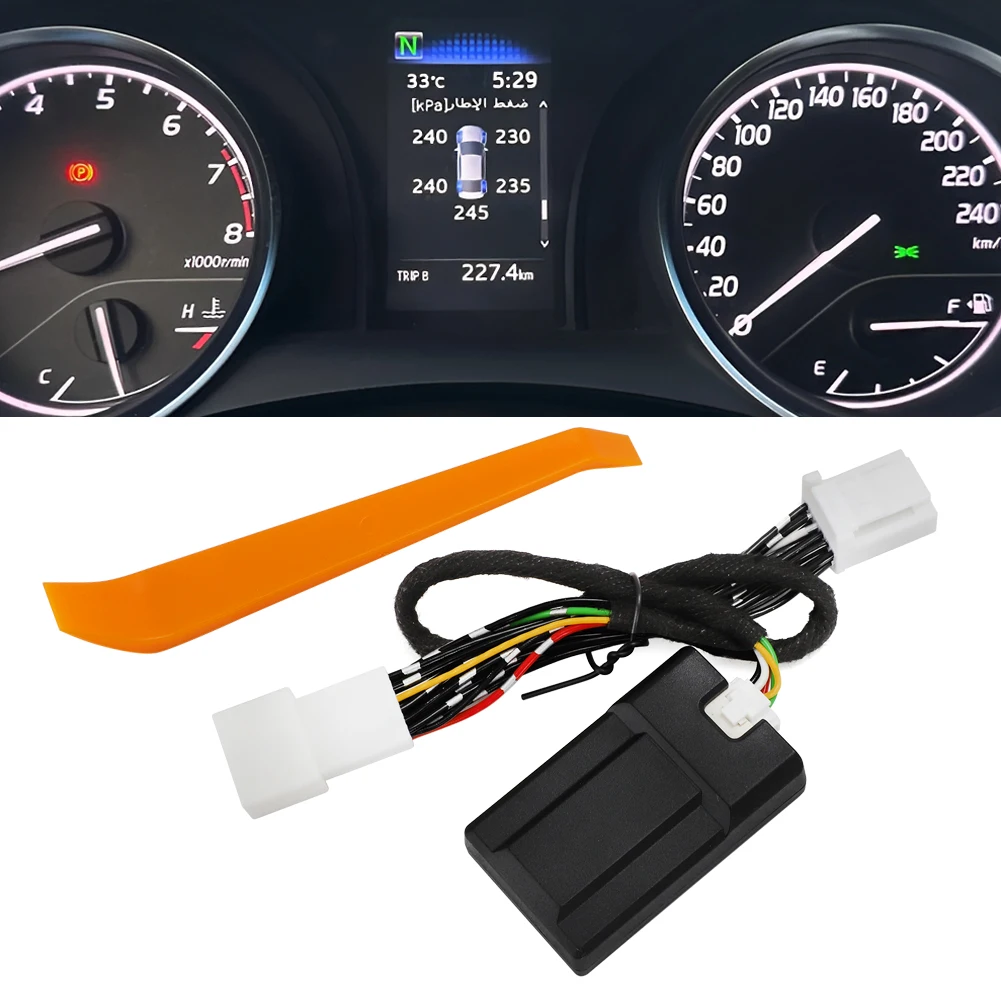 Ʈ ڵ TPMS Ÿ̾  LCD ÷, ڵ  溸, Ÿ̾ з , Ÿ ķ 2018-2023 RAV4 ڷѶ 2019