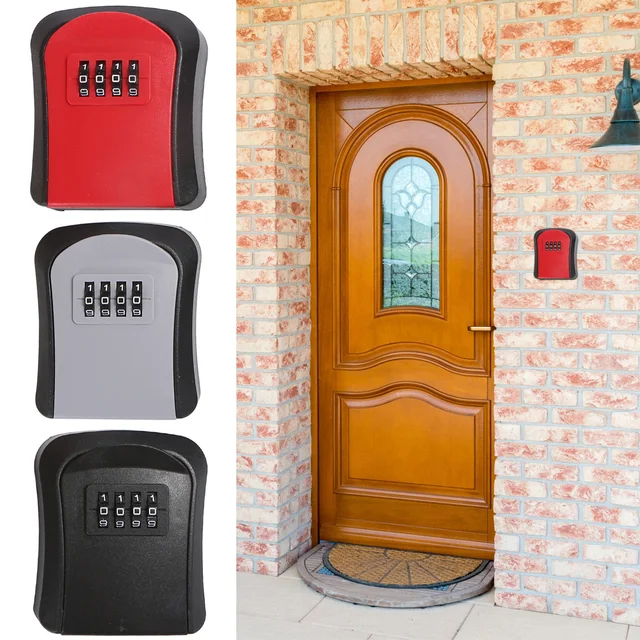 Safe Key storage Box Wall Mount Security Lockbox Apartment Realtors Spare Keys Storage Box for Spare House Real Estate 1