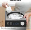 Automatic Ice Cream Maker with Built-in Compressor, 2 Quart No Pre-freezing Fruit Yogurt Machine, Stainless Steel 5