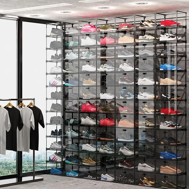 عرض شفاف خزانة خذاء