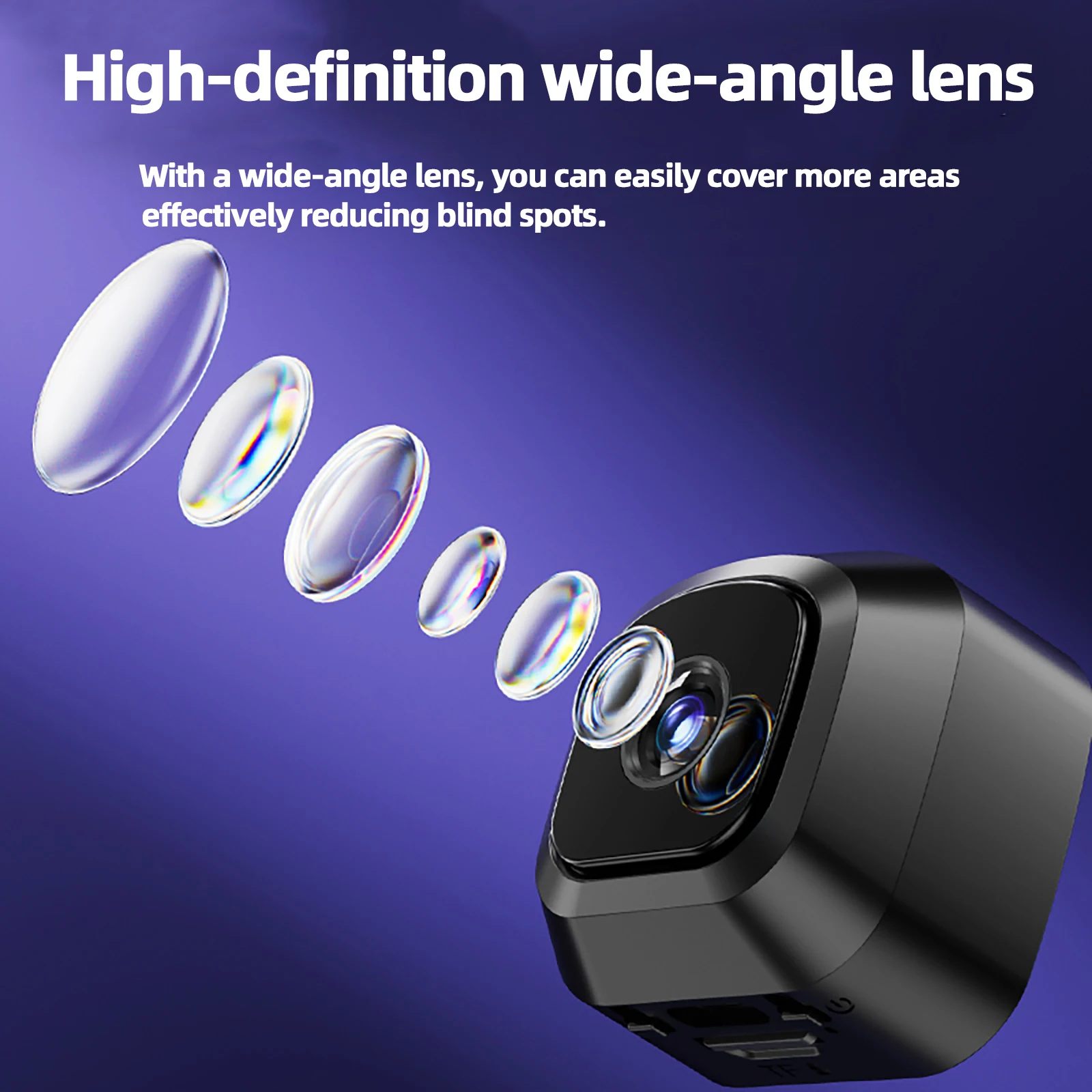 5MP Mini Camera Built-in Battery WiFi Human Detection Small Recorder Smart Home Security Protection Video Surveillance O-KAM APP 5