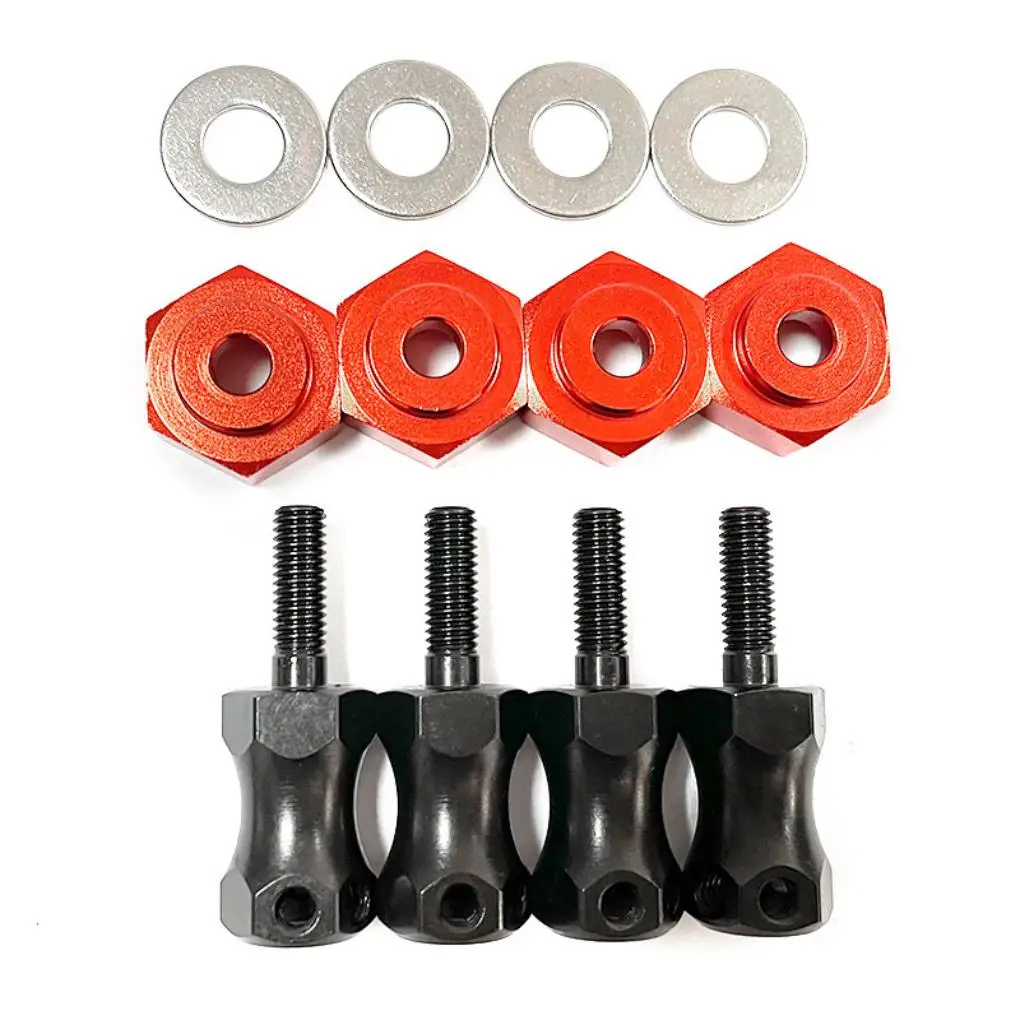 

RCGOFOLLOW Aluminum Alloy Wheel Hex Mount RC Upgrade Part Adapter For 1 10 LOSI Baja Rey 4WD RC Car Part RC Car