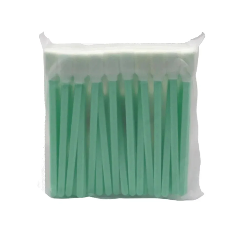 50Pcs ESD 린트 프리 스폰지 면봉 클린룸 폼 면봉 잉크젯 프린터 청소 도구 TX712A 용 직사각형 프린트 헤드 청소 스틱