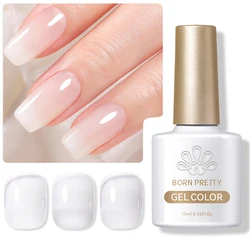 BORN PRETTY 10ml Ultra Shine Magnetic Gel Nail Polish (Milky Jelly Gel)