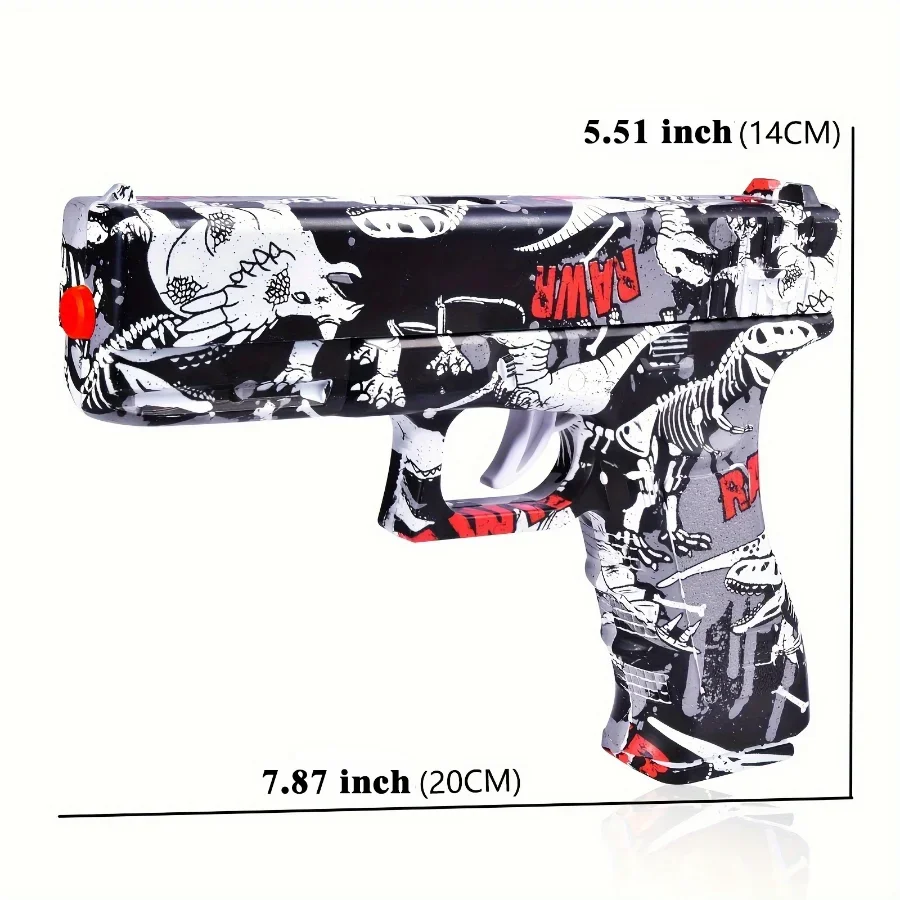 Ball Blaster Pistol Toys, Manual Blaster, NO Need Charge Outdoor Shooting Toy gun