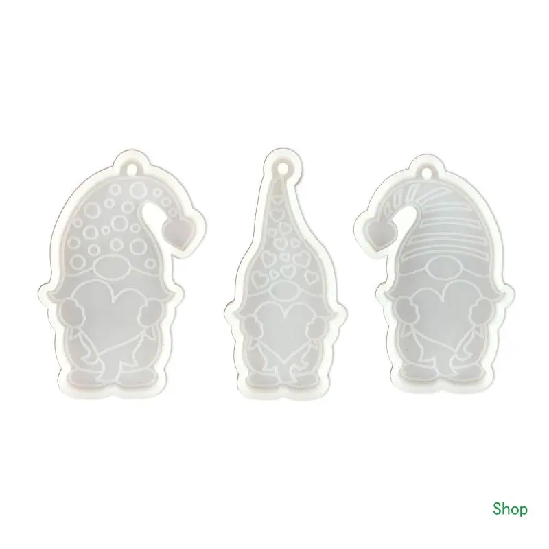 

Dropship Santa Little Dwarf Keychain Mold Epoxy Crystal Silicone Customized Mold