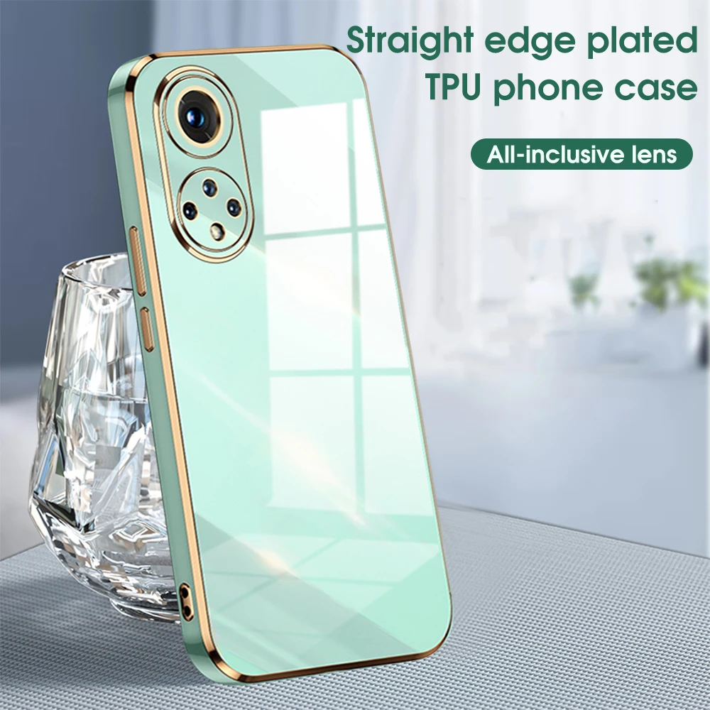 Luxury Plating Phone Case For Honor 50 Pro Soft Tpu Shockproof_voghion.com
