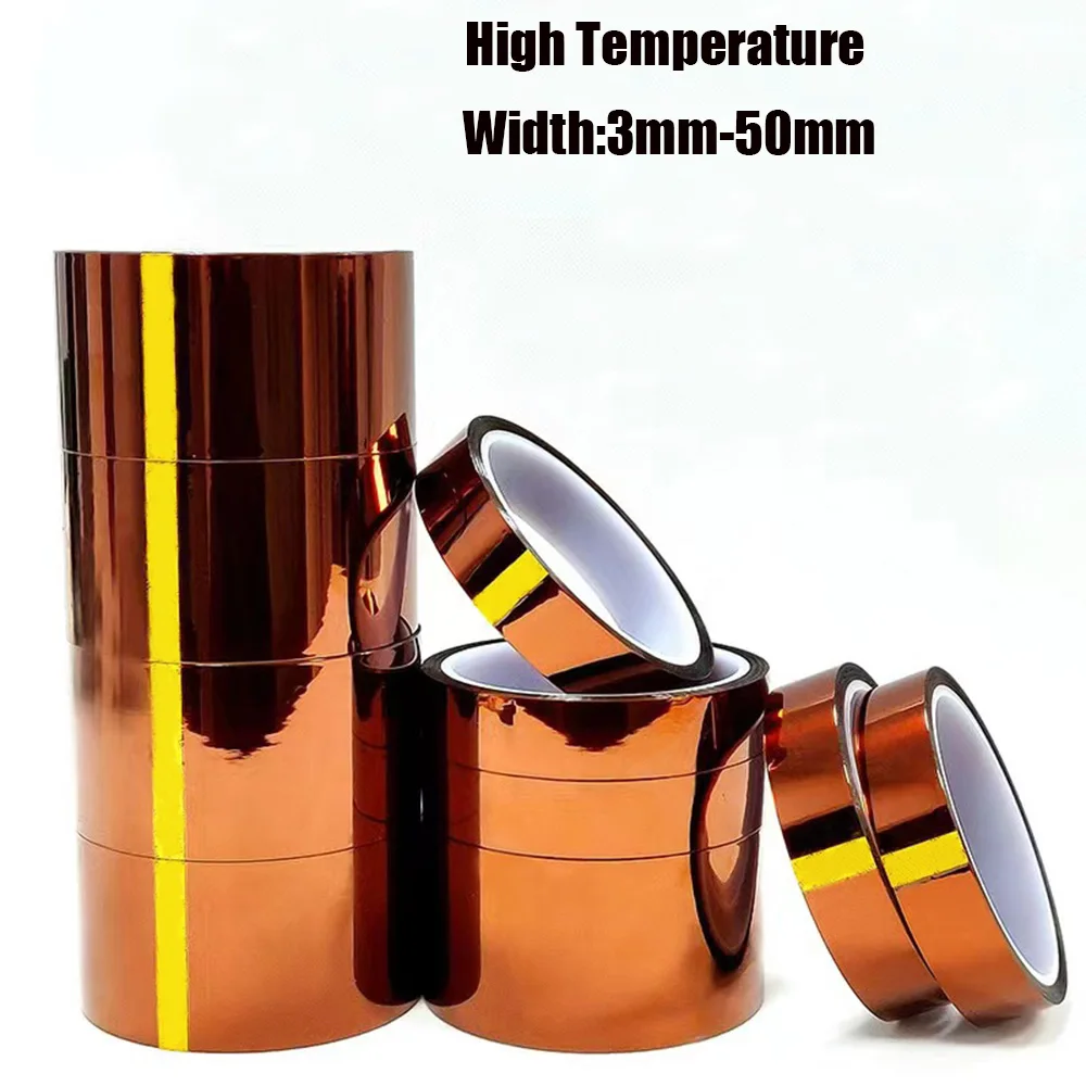 1PCS 3-50MM X 33M Professional Heat Resistant High Temperature ...