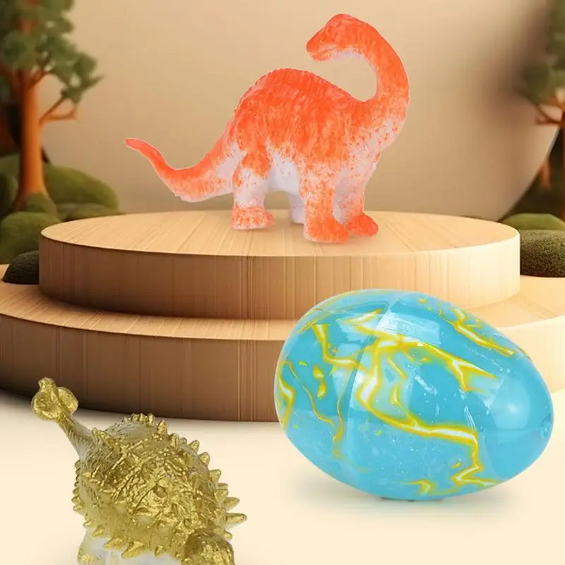 Oeufs de dinosaure avec des dinosaures mystérieux colorés à l'intérieur, jouets mignons, petites poupées, Gachapon